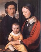 Friedrich overbeck The Artist with his Family oil painting